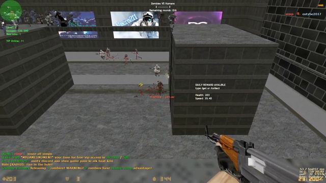 COUNTER STRIKE ZOMBIE ESCAPE MOD MAP ze_city_defense On Progaming Server смотреть онлайн