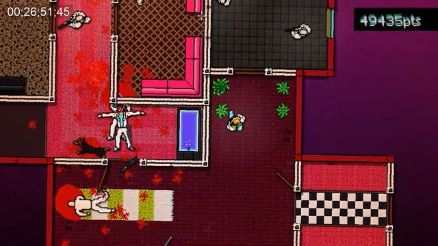 Hotline Miami | SpeedRun NG+ All Levels (53:33) | Dreean смотреть онлайн