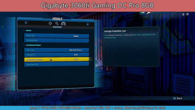 Borderlands 3 1080p Benchmark 3060Ti смотреть онлайн