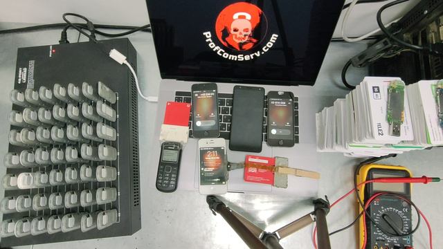 Phone Spam Calls From ProfComServ: How It Works With A USB Hub And GSM Modems!