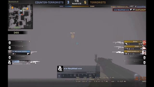 CS:GO-Dust 2 Highlights Gameplay #2 смотреть онлайн