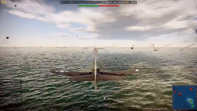 War Thunder RB SB2C-4 2 kills смотреть онлайн