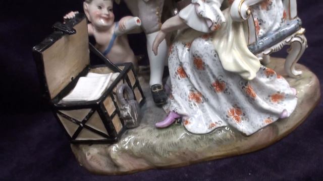 0007 Фарфор на продажу Мейсен 19 век Невеста с приданным (редкость) смотреть онлайн