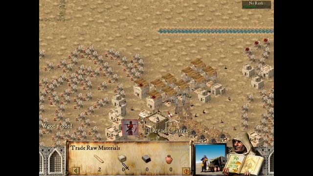 Stronghold Crusader: 3k 10pt ~ZO Desert (Empty Map) Eco !! 320+ pop + 6.4k Gold @CricVela смотреть онлайн