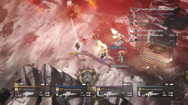 Helldivers - LAS-12 'Tanto' vs Cyborgs смотреть онлайн