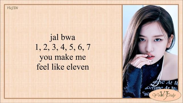 IVE (아이브) - ELEVEN (Easy Lyrics) смотреть онлайн