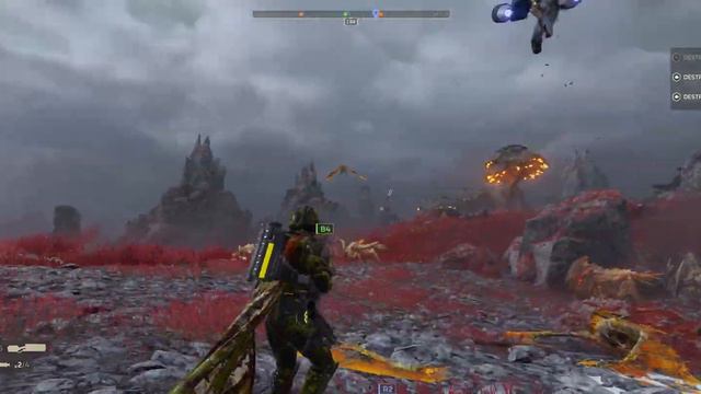 Helldivers 2 Flying Bugs смотреть онлайн