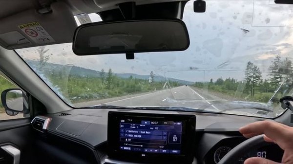 Перегон Владивосток-Тюмень.  TOYOTA RAIZE. Июнь 2024