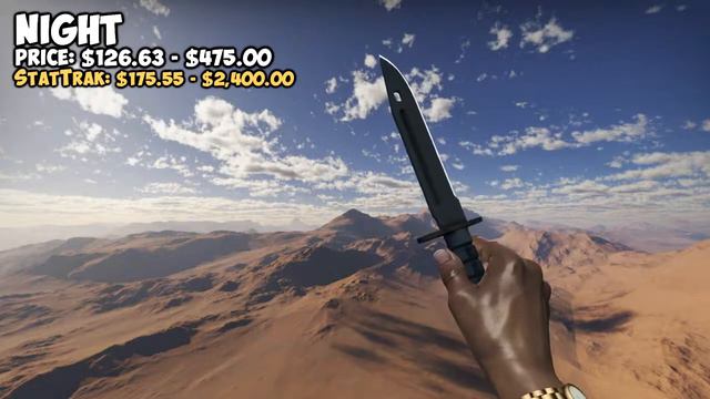CS GO Bayonet Knife All Skins Showcase + Price смотреть онлайн