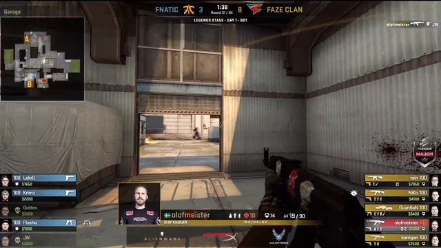 Faze vs Fnatic - CS:GO ELEAGUE Major Boston 2018 смотреть онлайн