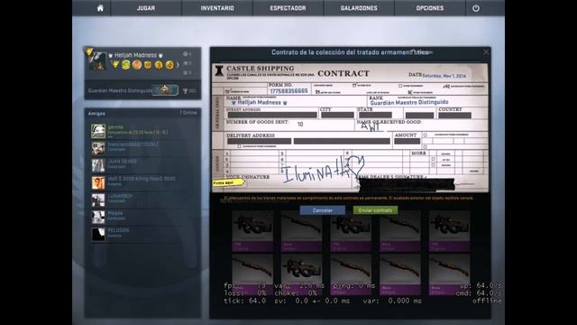 CS:GO AWP Asiimov trade-up contract [2] [AWP or Aug?] смотреть онлайн