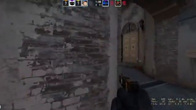 Counter Strike Global Offensive - Gigabyte - 1vs5 - GLOCK ACE Clip 1 смотреть онлайн