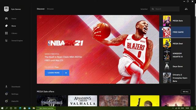 NBA 2K21 for free on EPIC games store, free mystery games every week, free AAA game for PC (Hindi) смотреть онлайн
