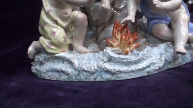 0017 Фарфор на продажу Мейсен 19 век Времена года Зима отличное состояние смотреть онлайн