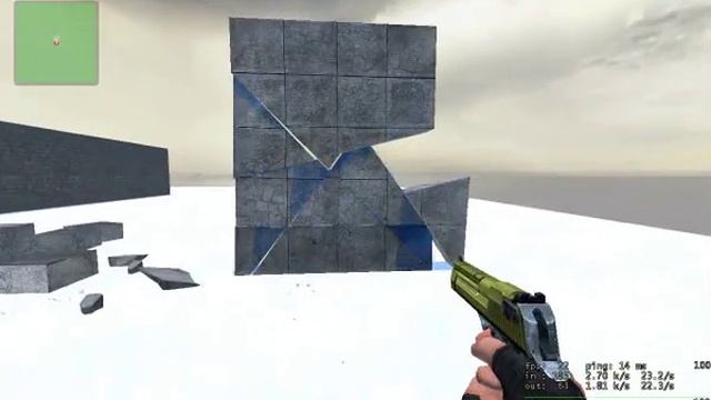 Counter-Strike Source Breakable walls test. смотреть онлайн