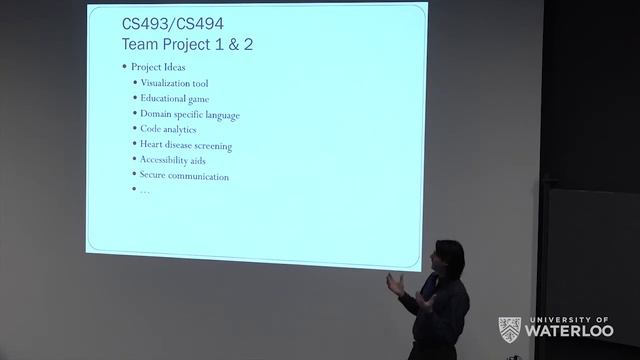"CS upper year information session: CS493, CS494 Team Project 1 & 2" смотреть онлайн