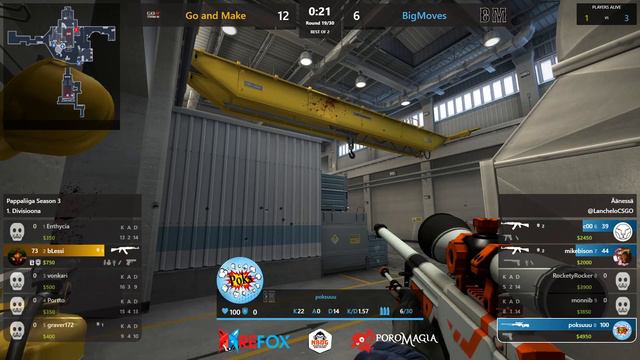 Pappaliiga CS:GO 1.div | Big Moves vs. Go and Make | Caster: Lanchelo смотреть онлайн