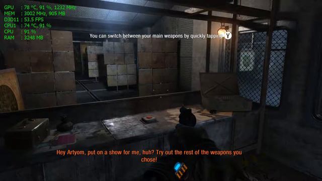 Alienware Alpha R1 i3 Metro Last Light High Settings Test смотреть онлайн