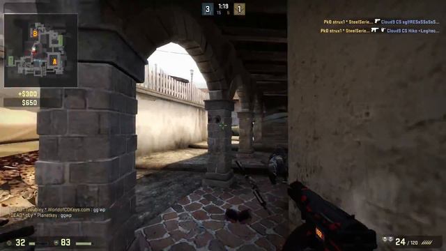 ESWC 2014 LAN Group Stages - strux1 vs Cloud9 - ACE! - C9 Knife Fail смотреть онлайн