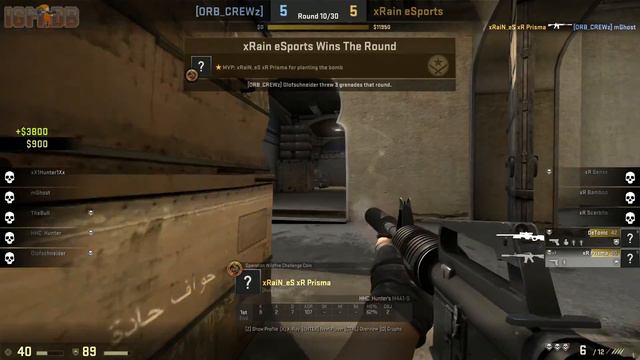 Counter-Strike: Global Offensive: ORB_CREWz eSports vs. xRaiN eSports 13.03.2016 смотреть онлайн