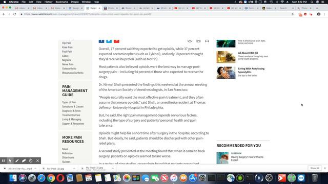 Despite Opioid Plague Surgery Patients Still Demand Opioids For Pain Relief смотреть онлайн