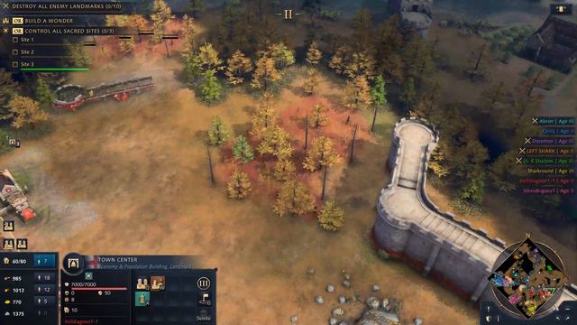 Age of Empires 4 - 4v4 UNDER PRESSURE | Multiplayer Gameplay смотреть онлайн