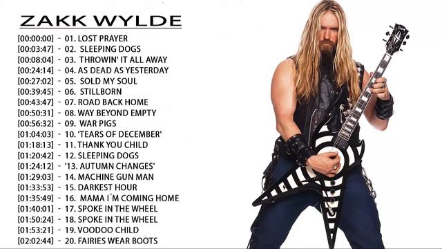 Zakk Wylde Playlist || Zakk Wylde Greatest Hits Playlist