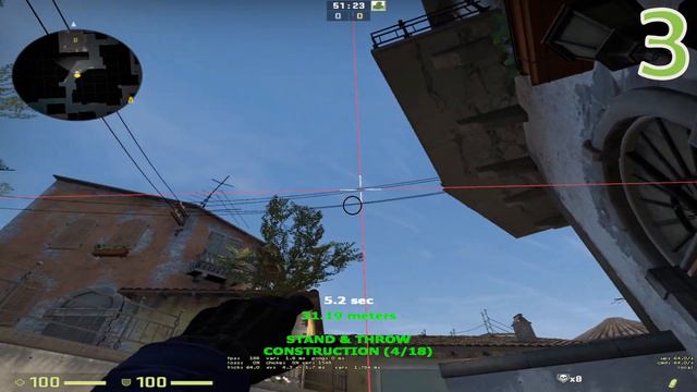 ТОП 7 СМОКОВ в CS:GO на КАРТЕ Inferno! смотреть онлайн