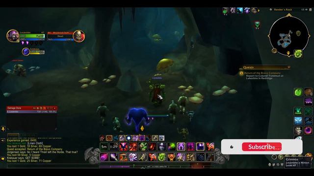 Quest Return of the Bravo Company | Redridge Mountains | WOW World of Warcraft смотреть онлайн
