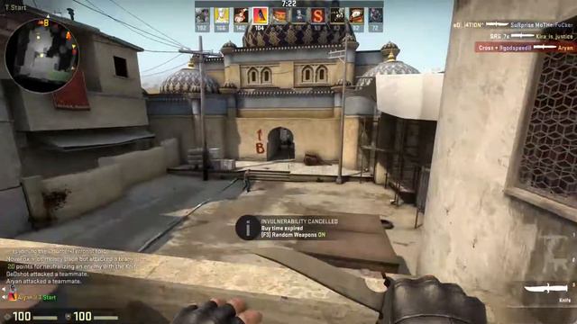 CSGO - Deathmatch Server Fun - Knife War смотреть онлайн