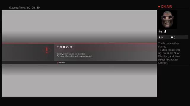 Destiny 2 servers down stay tuned смотреть онлайн