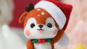Валяние из шерсти - Олень новогодний (арт. 171497448)