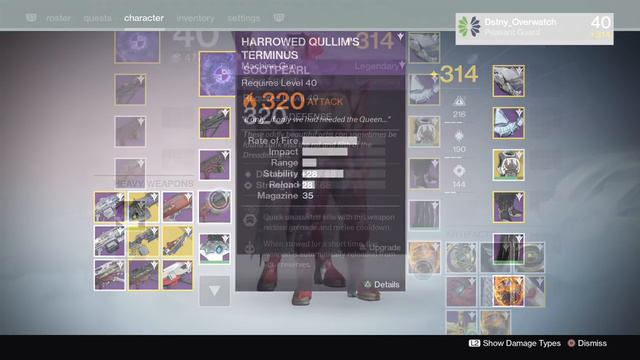 Destiny - New 320 Artifacts - Warpriest Challenge Mode Loot смотреть онлайн