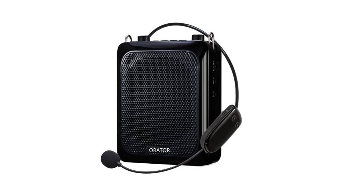 Громкоговоритель мегафон Оратор 40 50 вт с радиогарнитурой