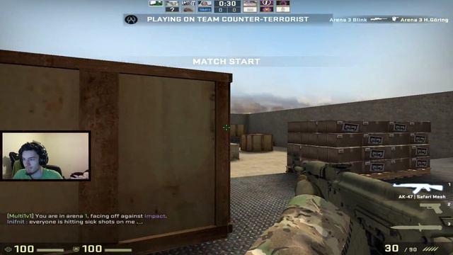 CS:GO Romania 1v1 EP20 - 1v1 cu abonatii? смотреть онлайн