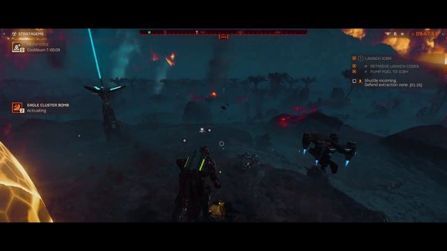 Helldivers 2 EXTREME difficulty extraction on Malevelon Creek смотреть онлайн