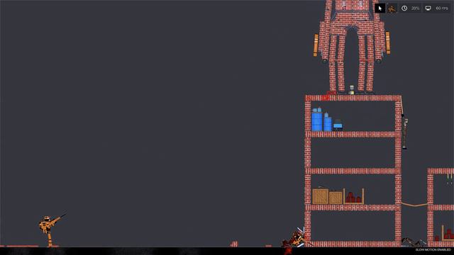 FUNNY BUG !! THERMAL MISSILE CAN'T HIT THE TARGET - People Playground 1.22.3 смотреть онлайн