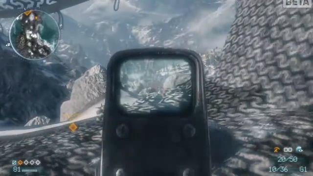 I IZ SNIPAR - Medal of Honor MP Open Beta Gameplay смотреть онлайн