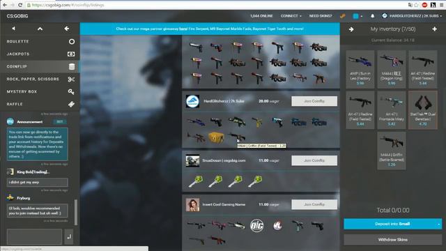 CS:GO 350$ BET!!!! WTF!!!!!!!! - CSGOBig.com смотреть онлайн