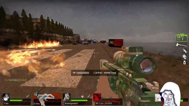 L4D2 with Genshin friends смотреть онлайн