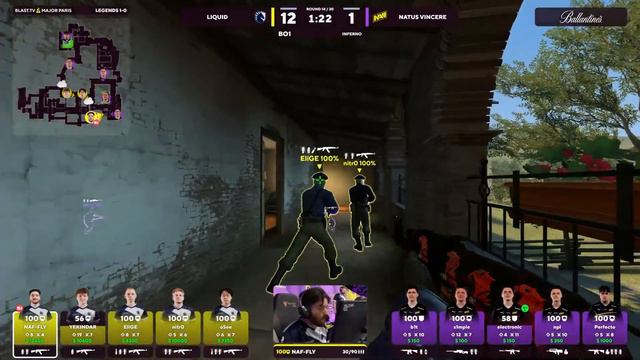 NAVI Vs Team Liquid - Paris Major 2023 Legends Stage - HIGHLIGHTS | CSGO смотреть онлайн