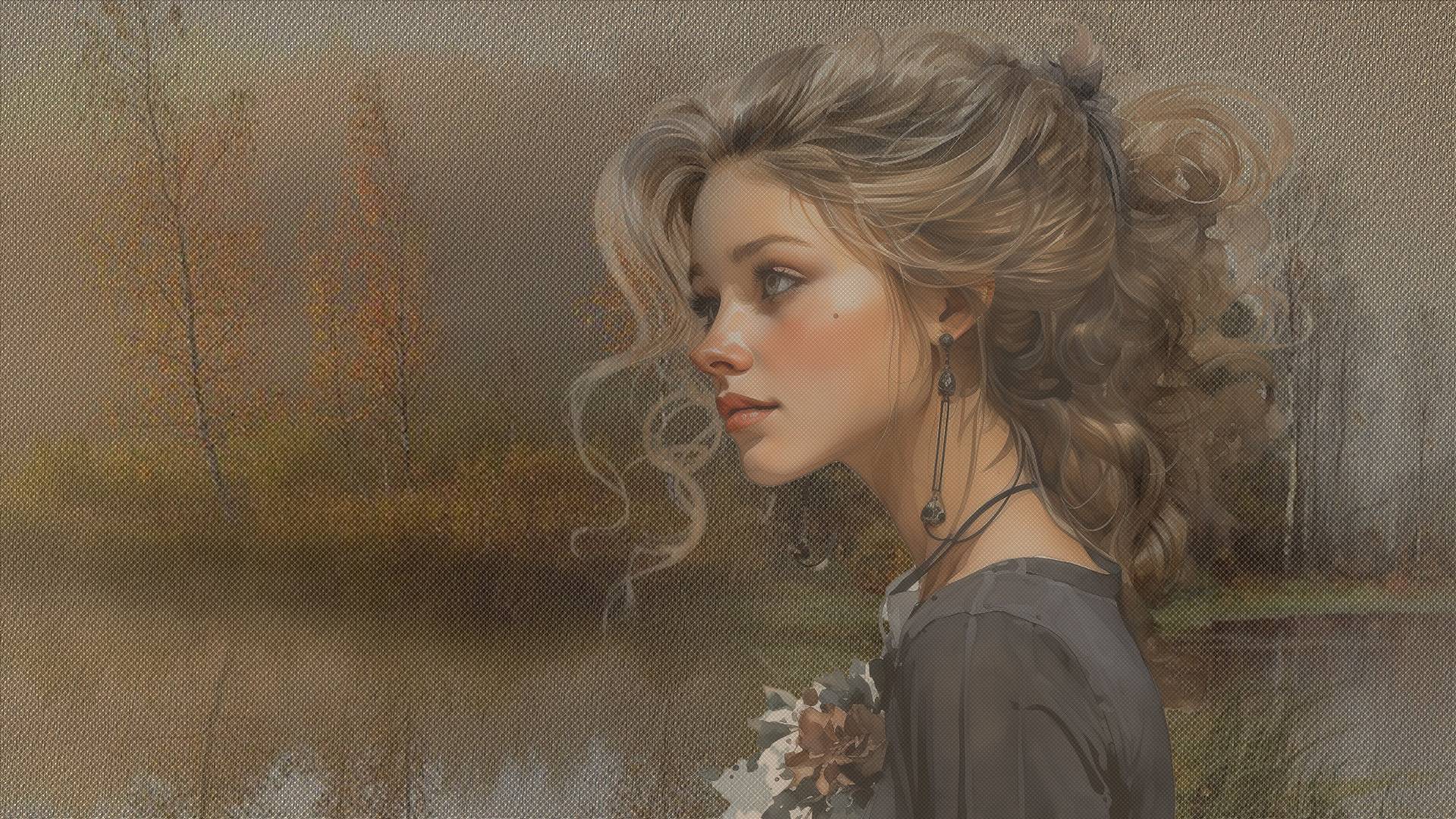 Осенняя женщина Г .Тимофеев смотреть онлайн