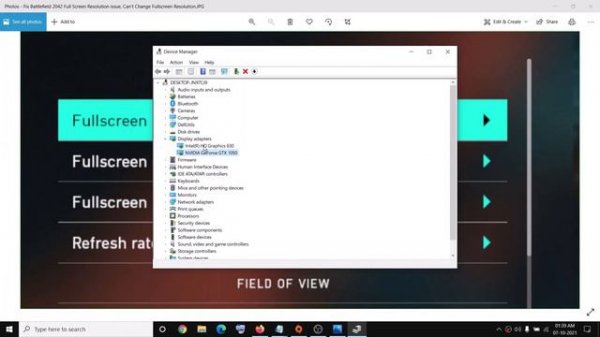 Fix Battlefield 2042 Full Screen Resolution issue, Can't Set Fullscreen Resolution PC