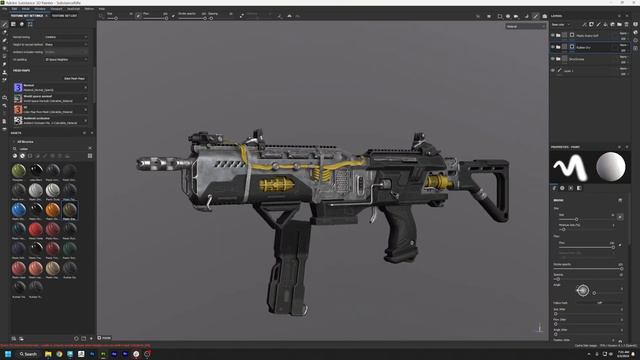 Beginner Tutorial - Texturing in Substance Painter! смотреть онлайн