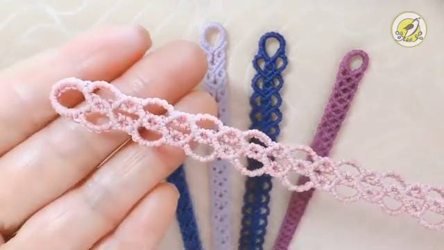 Macrame by Afeng： 8股绳编法（3）｜ Macrame Bracelet ｜手链｜编绳｜Easy 简单易学 смотреть онлайн