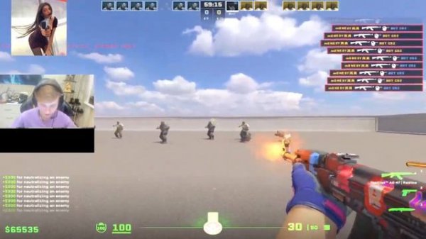 МОНЕСИ ПОКАЗЫВАЕТ КАК НУЖНО СТРЕЛЯТЬ В CS2 25.11.23