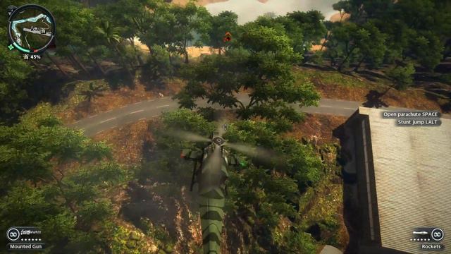 Just Cause satisfying helicopter crash || GamerNook смотреть онлайн