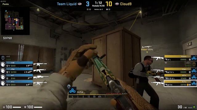 Pov csgo demo Ax1Le (20/18) Cloud9 vs Liquid - Vertigo (IEM Dallas 01/06/2022) смотреть онлайн
