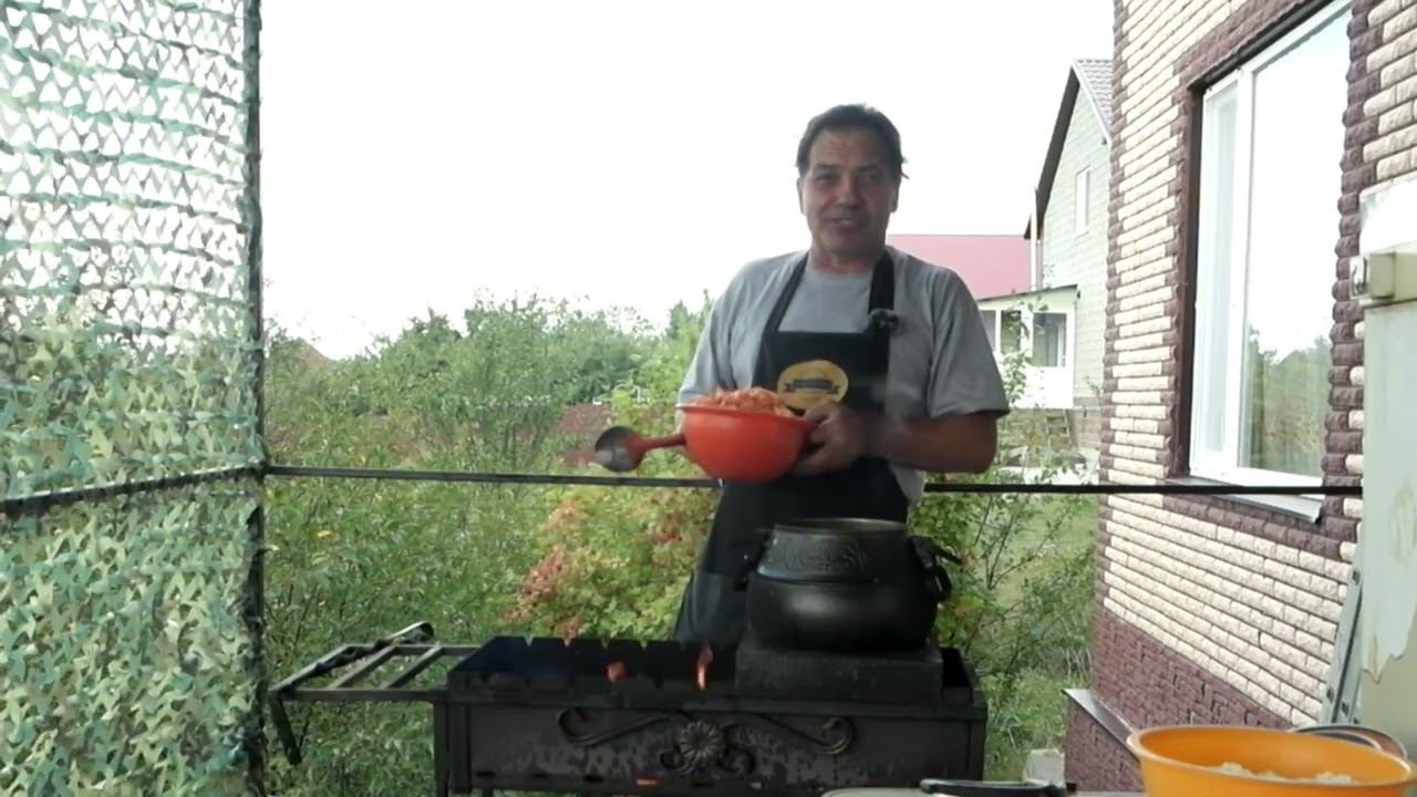 Плов в афганском казане, быстро и вкусно