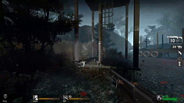 Left 4 Dead Campaign Gameplay 19 - Dam It: Campground (1/2) смотреть онлайн